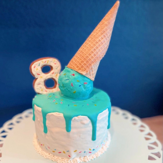 Melted Ice Cream | Dog Cake